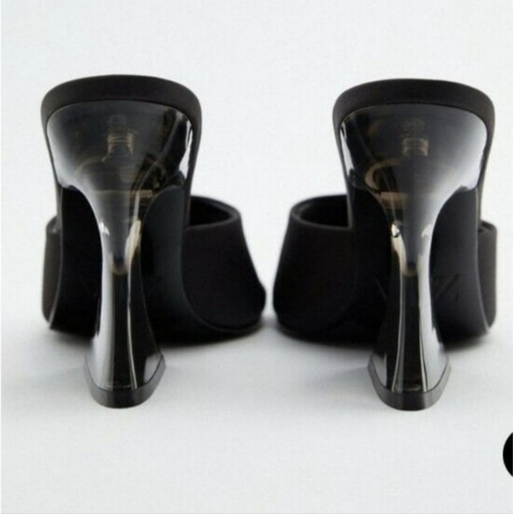 Zara METHACRYLATE SANDALS - Picture 4 of 6